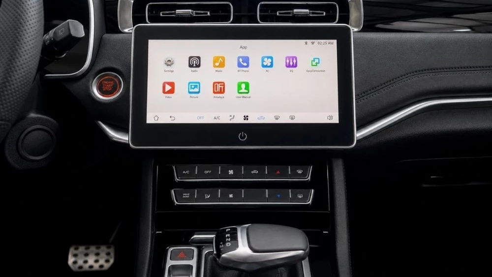 VGV U70 Plus салон интерьер мультимедиа медиасистема