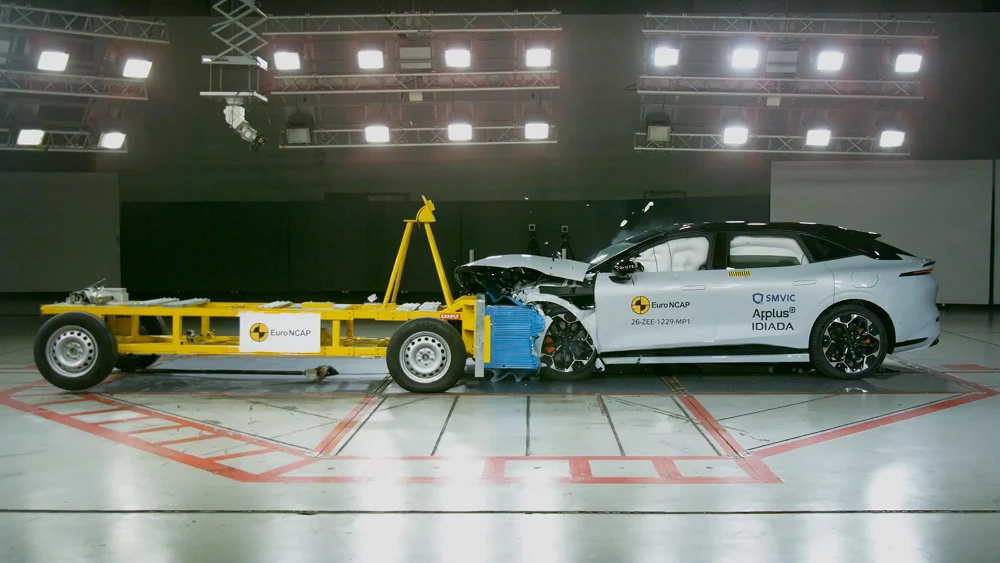 zeekr 7 gt краш-тест euro ncap пять звезд сбоку удар частичное перекрытие