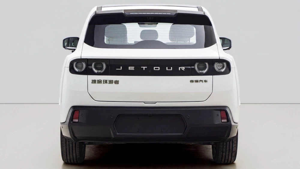 электрический кроссовер jetour tx tourer сзади