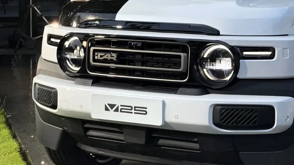 кроссовер chery icar v25 представили официально спереди
