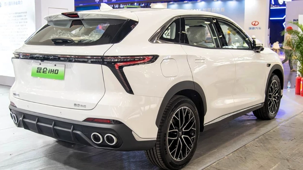 кроссовер kaiyi x7 kunlun ihd сбоку сзади гибрид