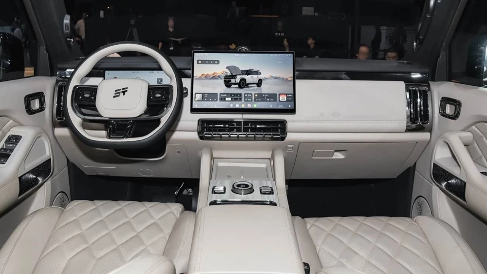 кроссовер jetour traveller 7 c-dm автосалон чэнду салон интерьер гибрид