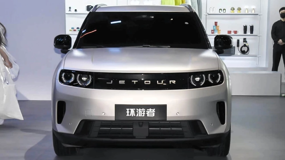 электрический кроссовер jetour tx tourer автосалон чэнду спереди