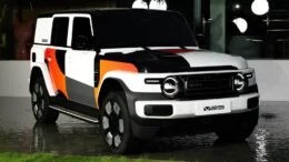 кроссовер chery icar v25 представили официально сбоку спереди
