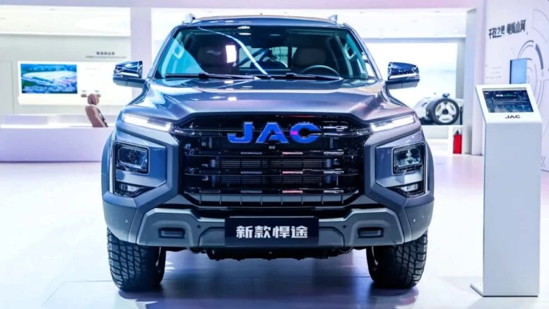 пикап jac hantu t9 автосалон чэнду спереди