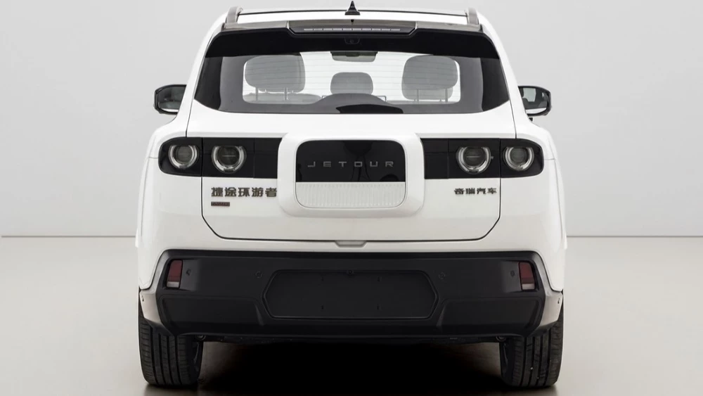 электрический кроссовер jetour tx tourer сзади