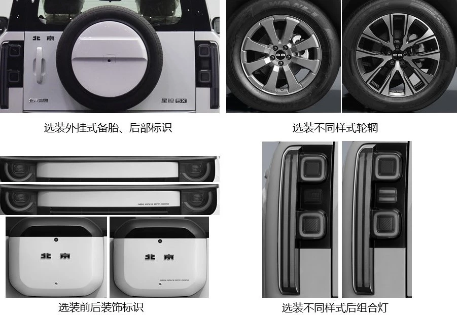 Кроссовер BAIC Xingtan 5X дизайн диски запасное колесо бензиновый