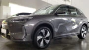Geely EX5 серый спереди сбоку Беларусь «Белджи»