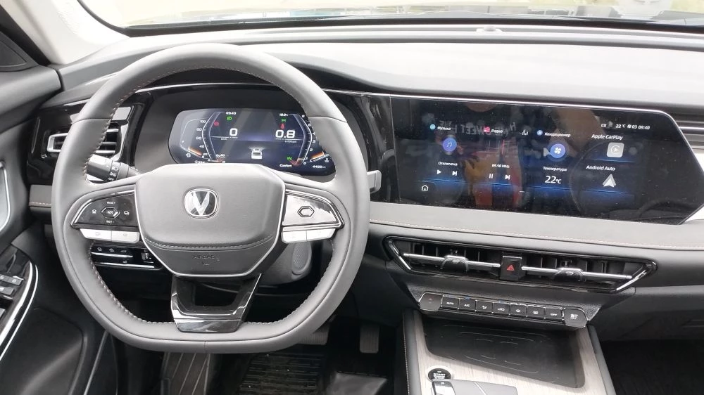 Changan CS75 Pro салон интерьер приборная панель климат-контроль