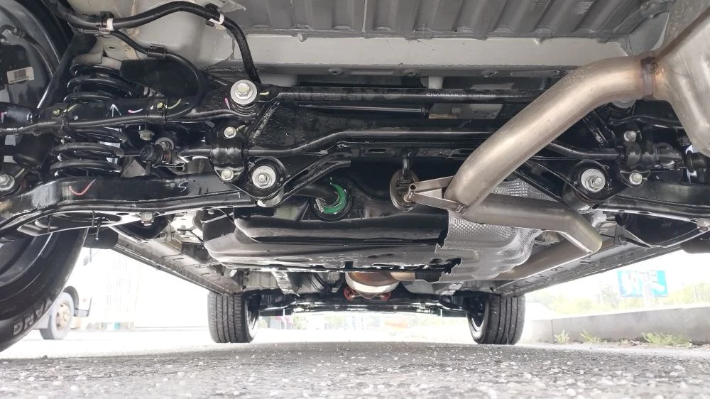 Changan CS75 Pro снизу подвеска
