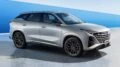 Бензиновый кроссовер Changan Uni-Z появится в России сбоку спереди серебряный