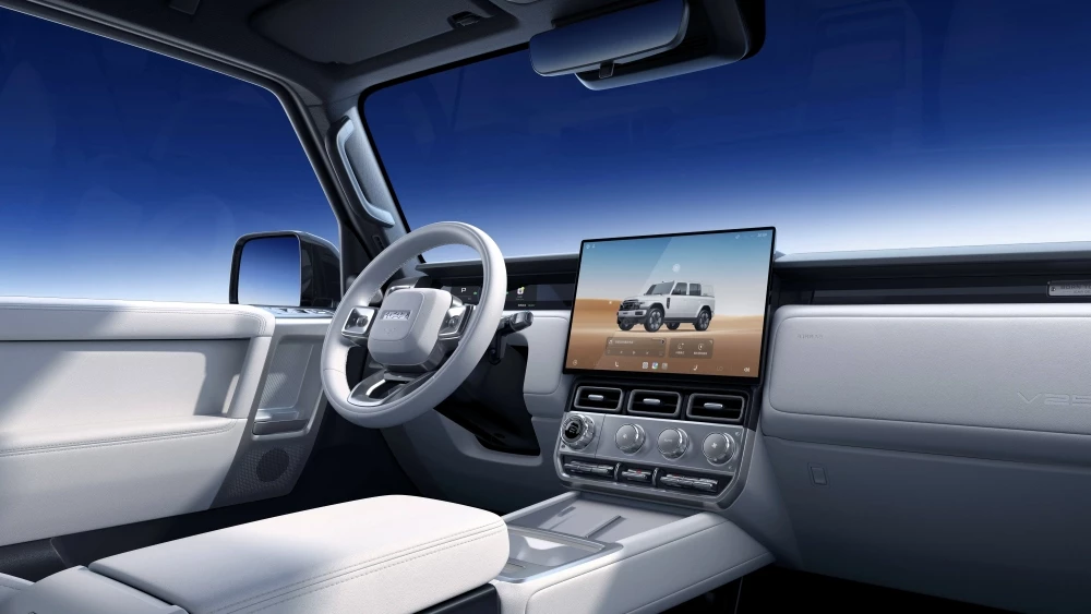 кроссовер chery icar v25 автосалон чэнду салон интерьер