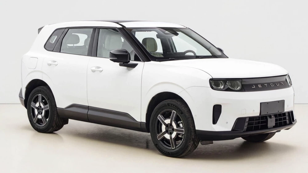 электрический кроссовер jetour tx tourer спереди сбоку