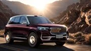 Geely Monjaro Plus показали официально сбоку спереди красный