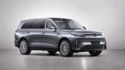 электрический кроссовер wey v9x ev спереди сбоку гибрид