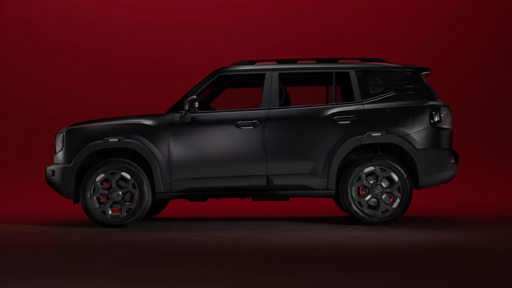Лимитированная серия кроссовера Jetour T1 сбоку
