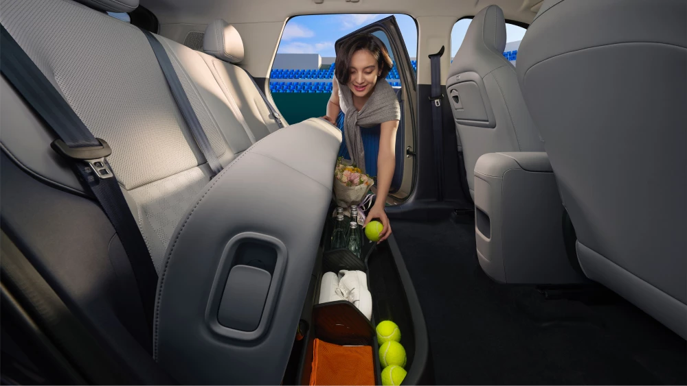 кроссовер leapmotor a10 салон задний ряд