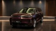 Кроссовер Wey V9X презентация в России сбоку спереди