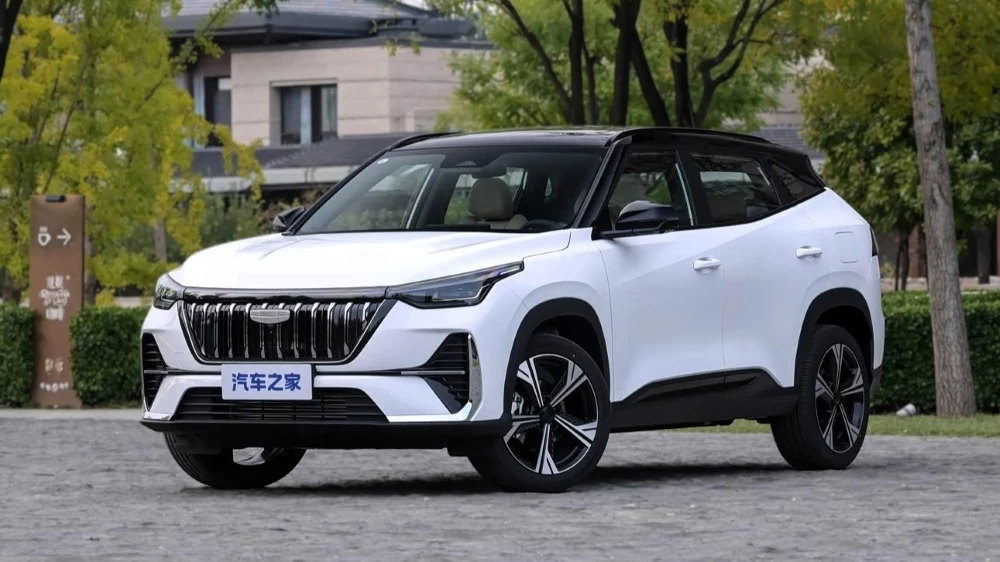 geely cityray 2027 в Китае кроссовер сбоку спереди