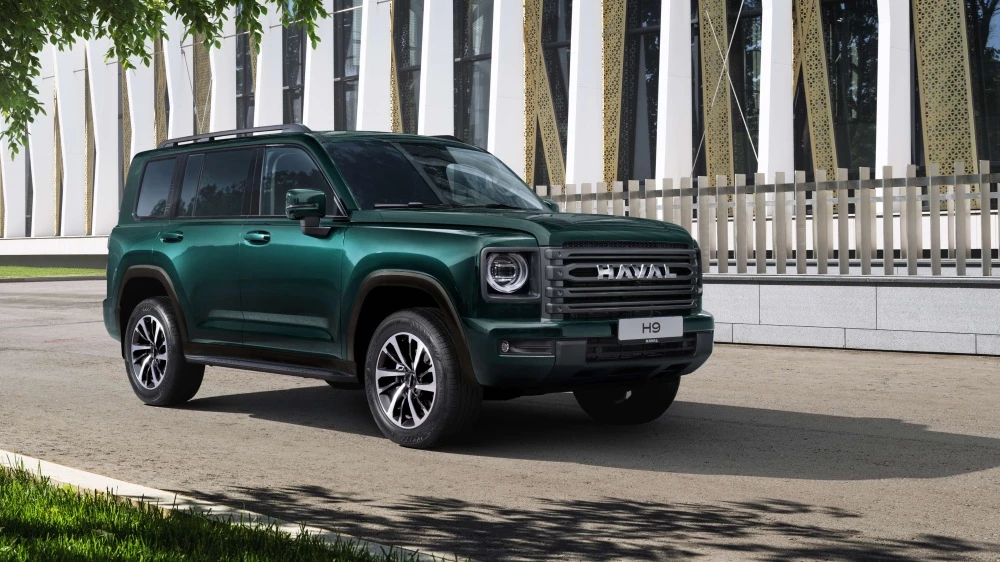 внедорожник haval h9 «автотор» сбоку спереди