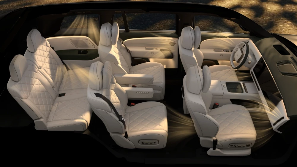 кроссовер li auto l9 livis в России салон интерьер