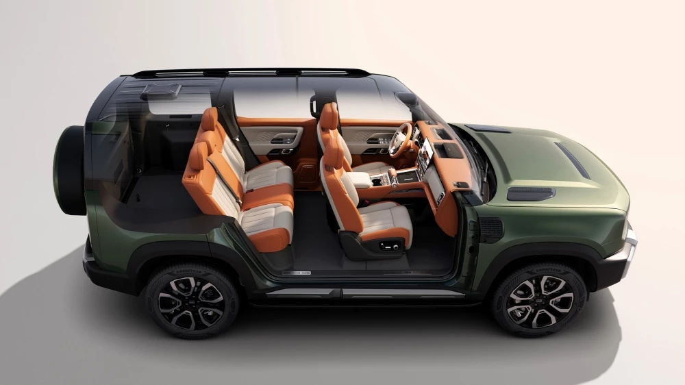 geely galaxy cruiser 700 предзаказ в Китае сбоку внедорожник