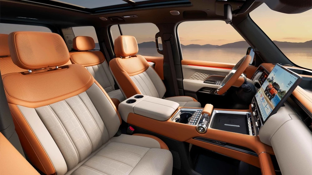 geely galaxy cruiser 700 предзаказ в Китае салон интерьер внедорожник