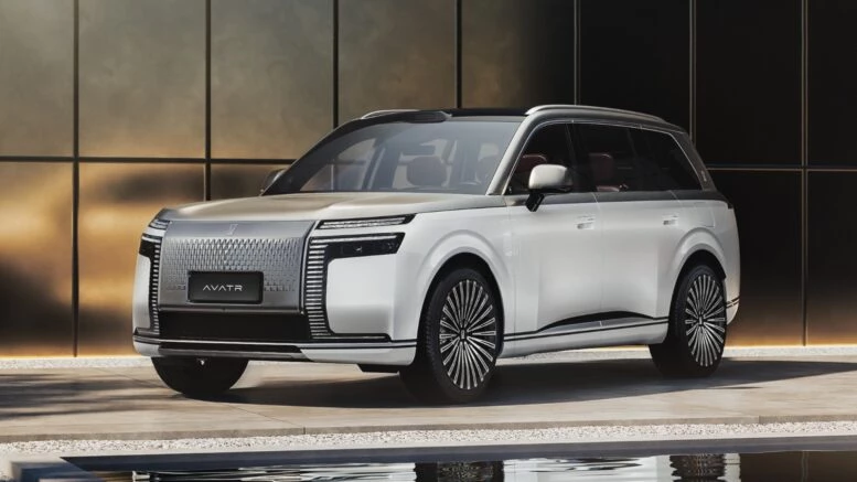 Changan анонсировал большой кроссовер Avatr T09. Основные его характеристики уже известны Avatr 9 Series T09 сбоку спереди