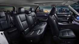 7-местный автомобиль Changan CS95 Plus схема конфигурация салона