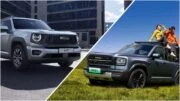 кроссоверы haval h7 и raptor спереди сбоку