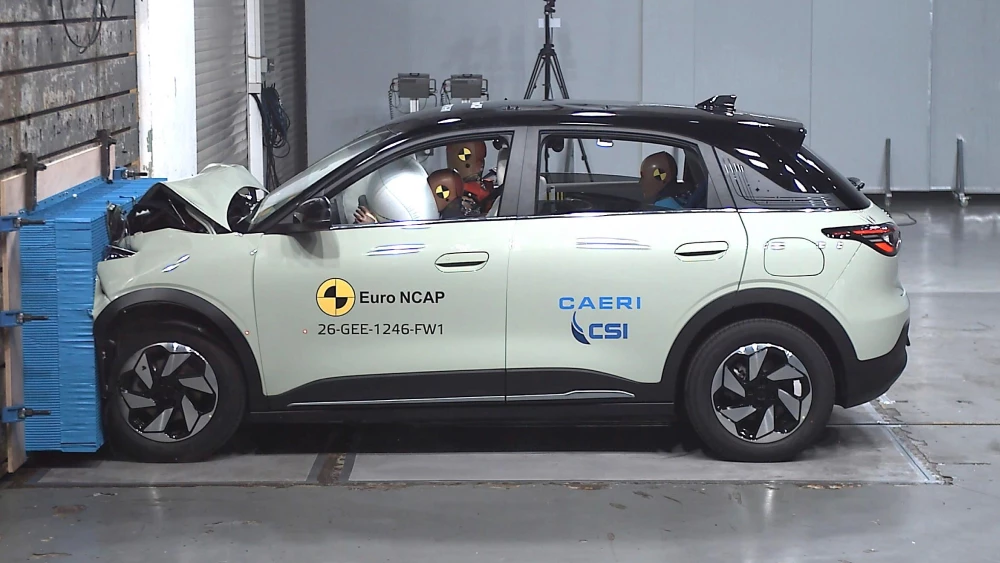 euro ncap 2026 краш-тест geely ex2 фронтальный удар