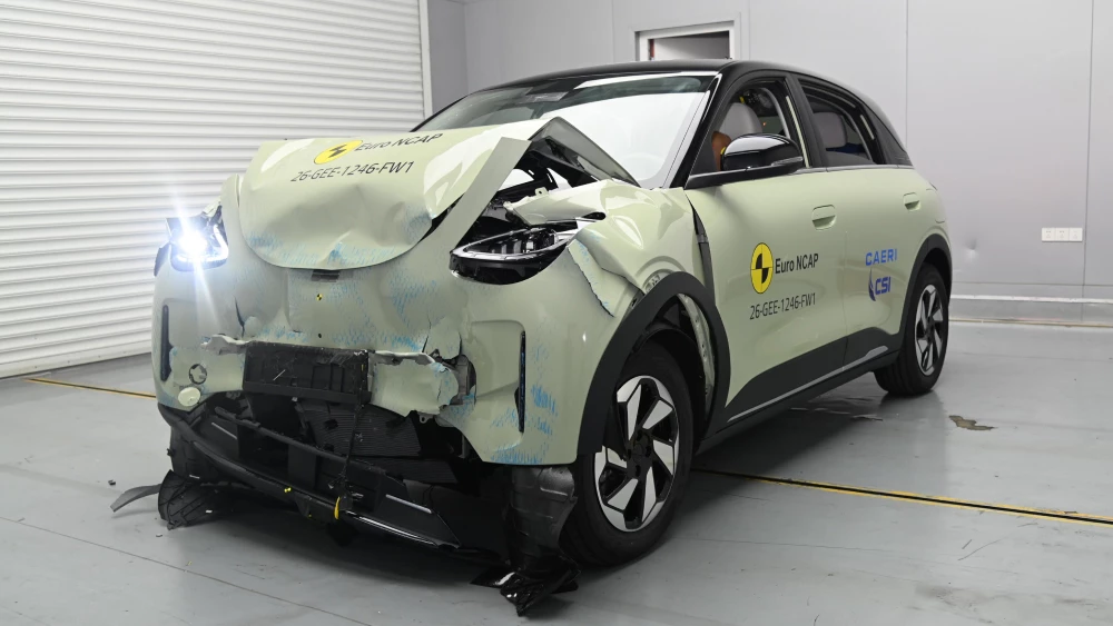 euro ncap 2026 краш-тест geely ex2 фронтальный удар после