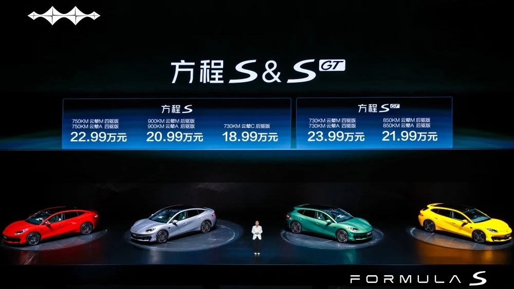 лифтбэк FangChengBao Formula S универсал S GT презентация в Китае цены комплектации