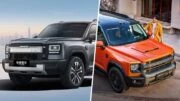 Самый дальнобойный Haval Raptor Plus стал дешевле в Китае кроссовер сбоку спереди ultra soul