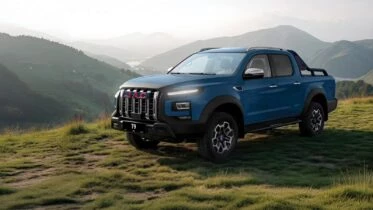 Пикап JAC T9 урбан+ плюс сбоку спереди
