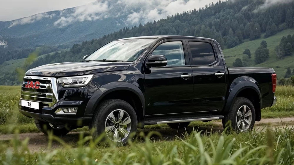 пикап jac t8 спереди сбоку в России