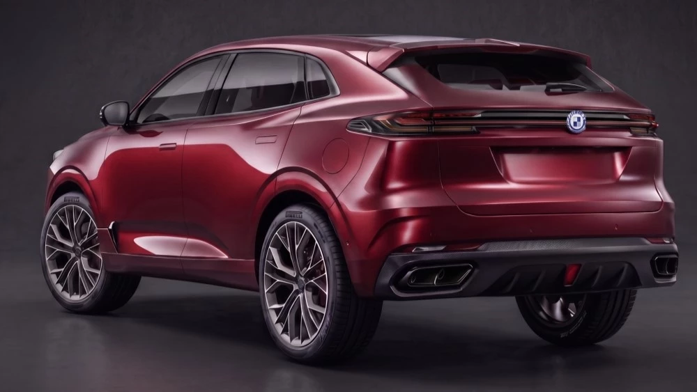 Кроссовер OSCA MT8 сбоку сзади Италия Changan Uni-K