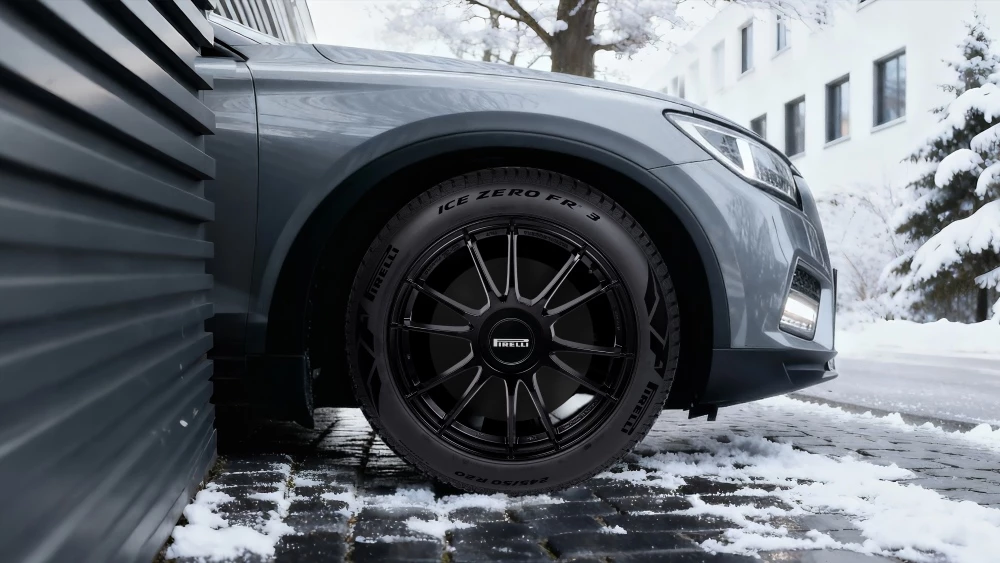 Фрикционные шины Pirelli Ice Zero FR 3 на автомобиле