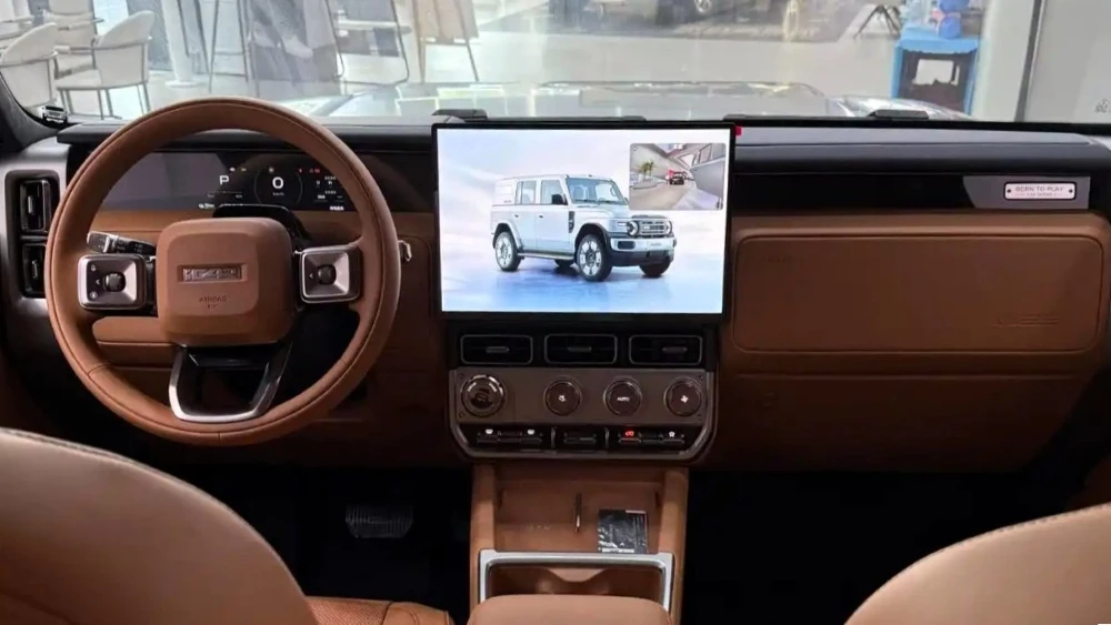 кроссовер chery icar v25 салон интерьер предпродажи в Китае