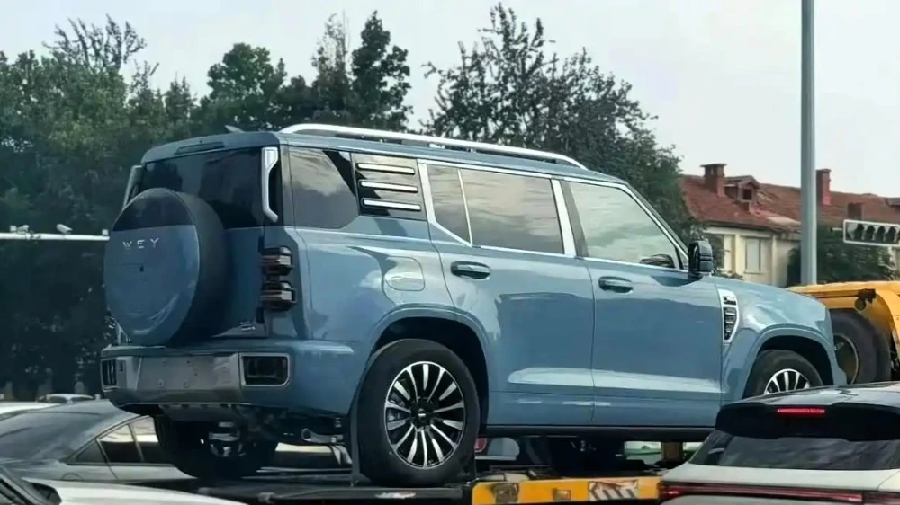 кроссовер wey lanshan 07 сзади сбоку