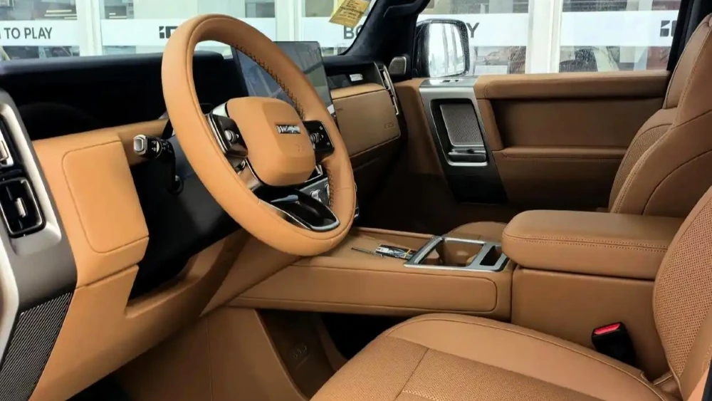 кроссовер chery icar v25 салон интерьер предпродажи в Китае