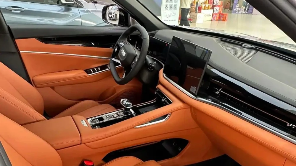 geely cityray 2027 в Китае кроссовер салон интерьер