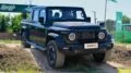Пикап 212 P01 от BAW начали сертифицировать в России сбоку спереди черный