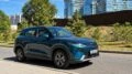 BYD Yuan Up DM-i тест в Казахстане сбоку спереди