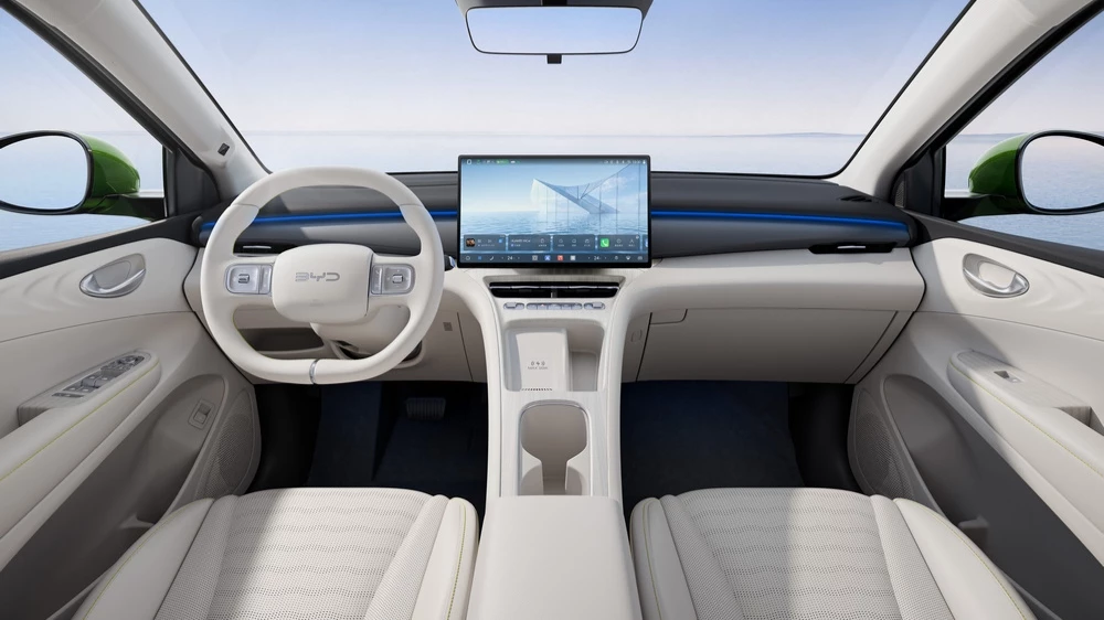 BYD Seagull салон интерьер новый