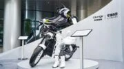 Мотоцикл Chery Grow C3 в Китае сбоку презентация Cinnox