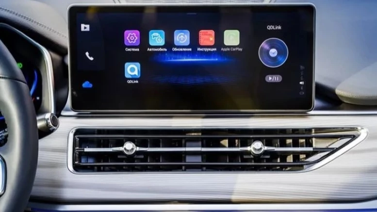 Кроссовер Chery Tiggo 4 Pro в Узбекистане салон интерьер медиасистема мультимедиа