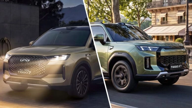Chery Tiggo X7 и новый Tiggo 7 показали в Китае кроссоверы
