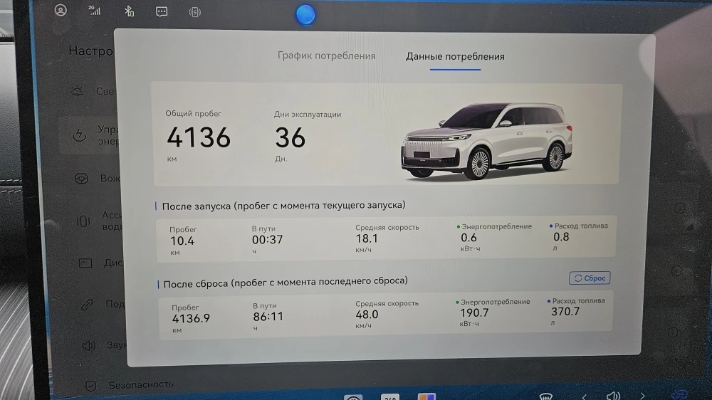 Esteo Exlantix ET8 расход топлива энергопотребление тест-драйв