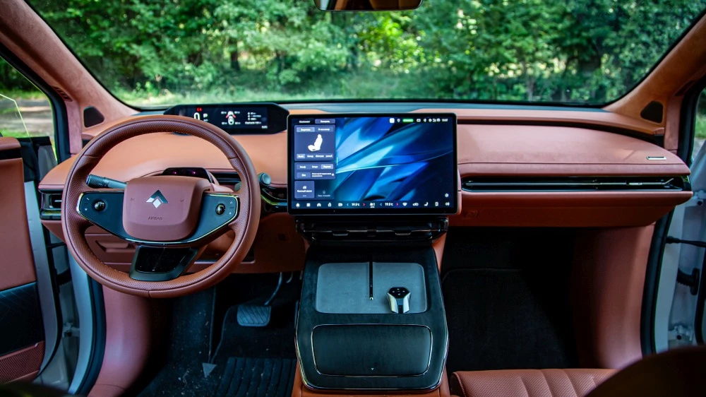 GAC Hyptec HT салон интерьер тест-драйв